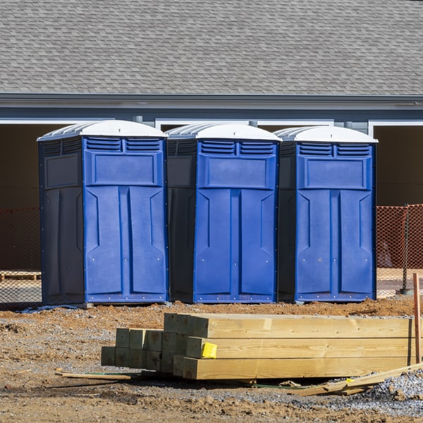 are there any restrictions on where i can place the portable toilets during my rental period in Sheffield IA